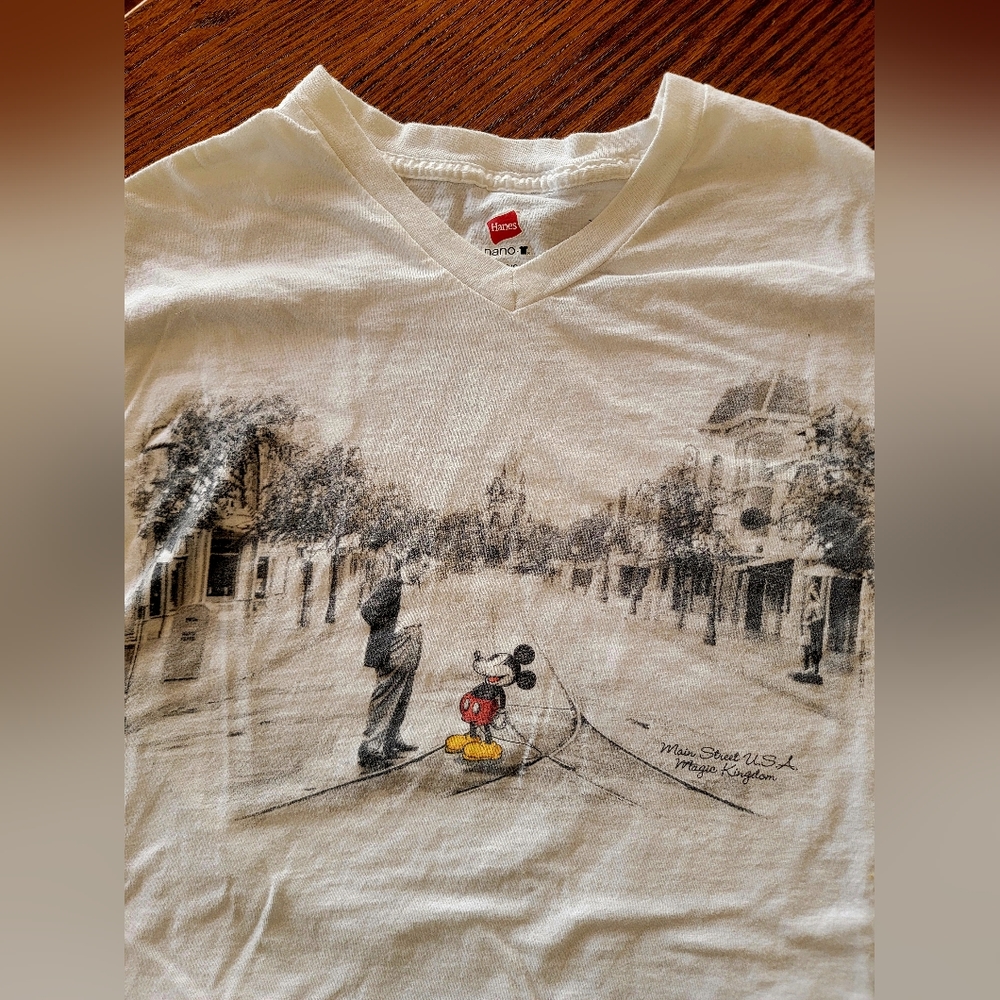 Disney Parks Mickey & Walt Disney Main Street USA Magic Kingdom, Sz L